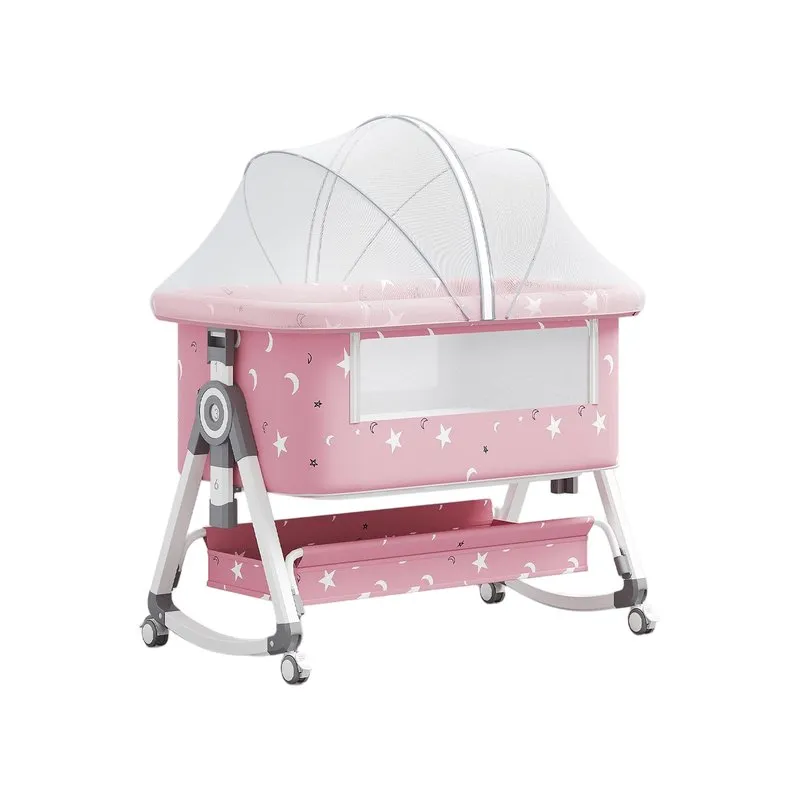 CS6 High Carbon Steel Mosquito Net Baby Crib