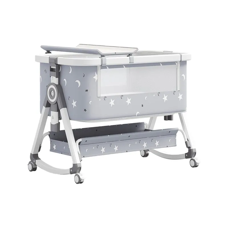 CS7 Aluminum Alloy Diaper Table Baby Crib (Variant)