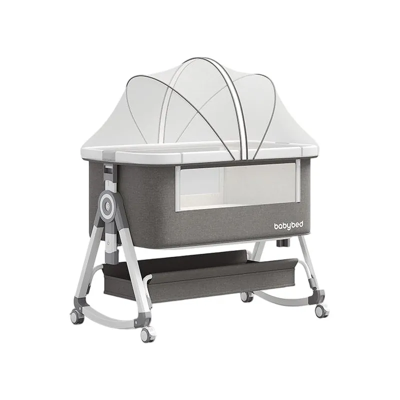 CS7 Aluminum Alloy Mosquito Net Baby Crib