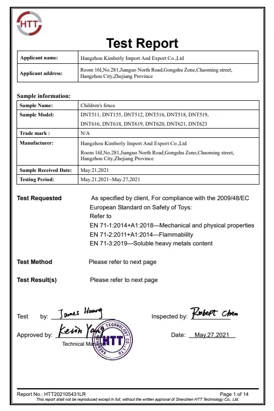 BSCI Certificate