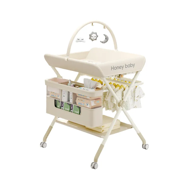 BT-02 Baby Diaper Changing Table Double-Tube Toy Rack
