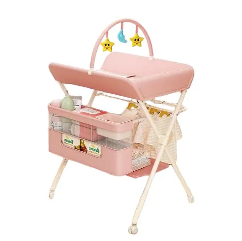 BT-05 Baby Diaper Changing Table Double Toy Rack