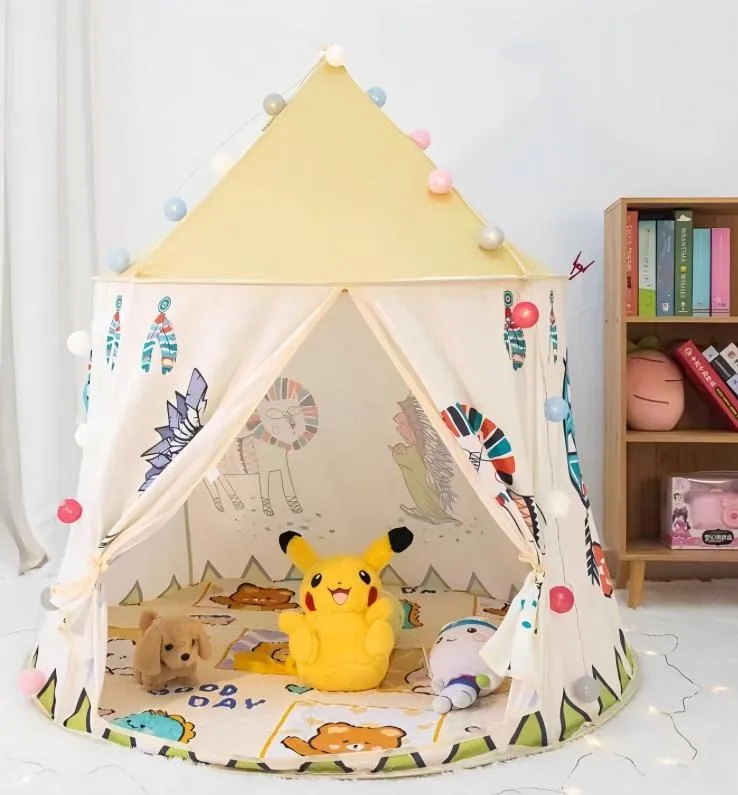 Earth Yellow Indian Kids Tent